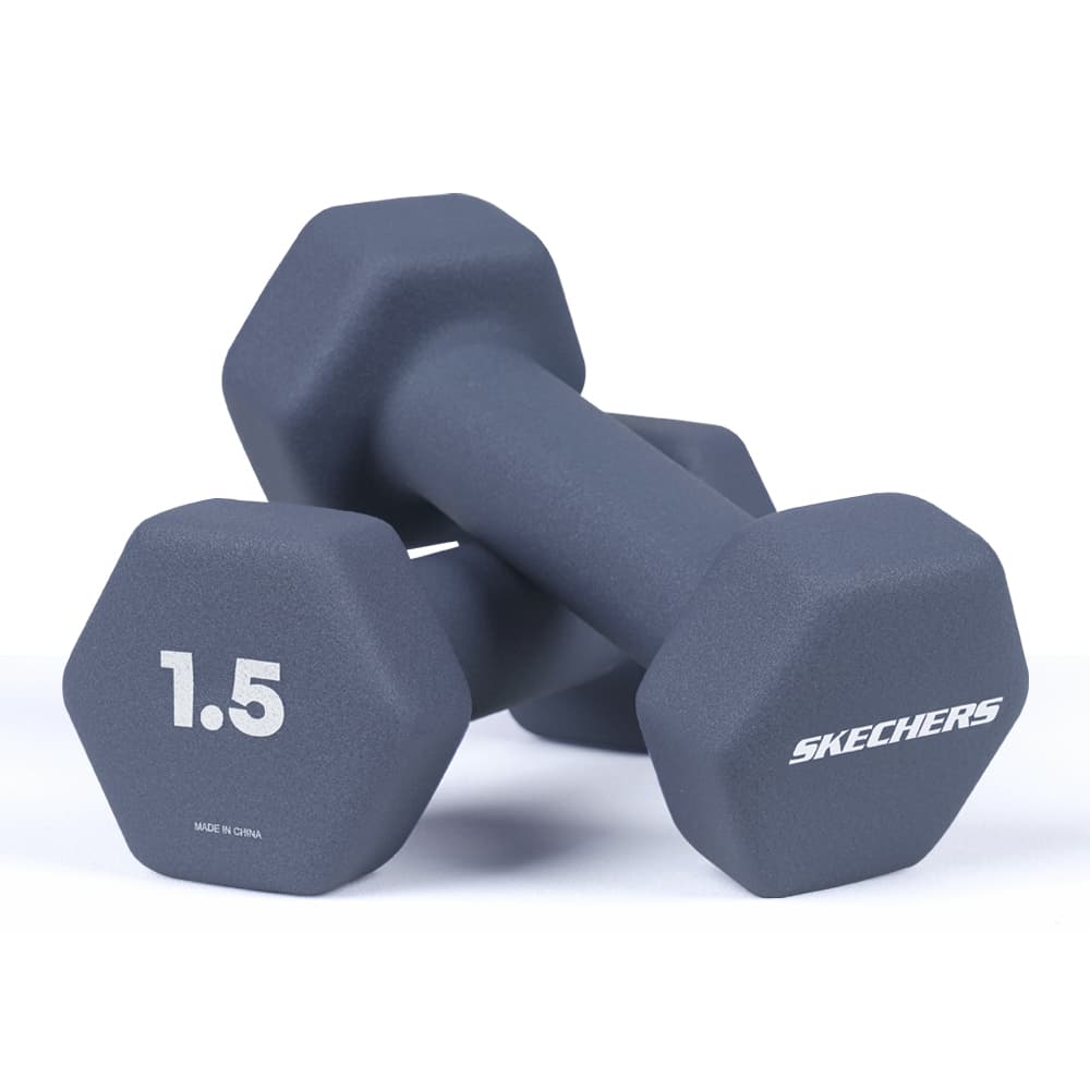 스케쳐스피트니스 스케쳐스 미용 아령 와이드핏 육각 홈트 덤벨 1.5kg, 2개