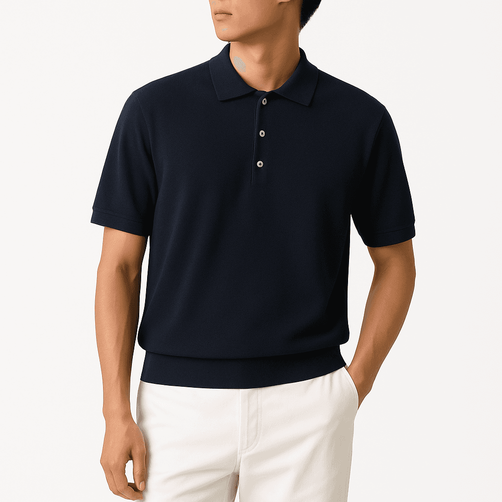 시크놈 LAINE 남자반팔니트 폴로 카라 여름 니트 LOGAN 블랙 L - 최저가 37,900원