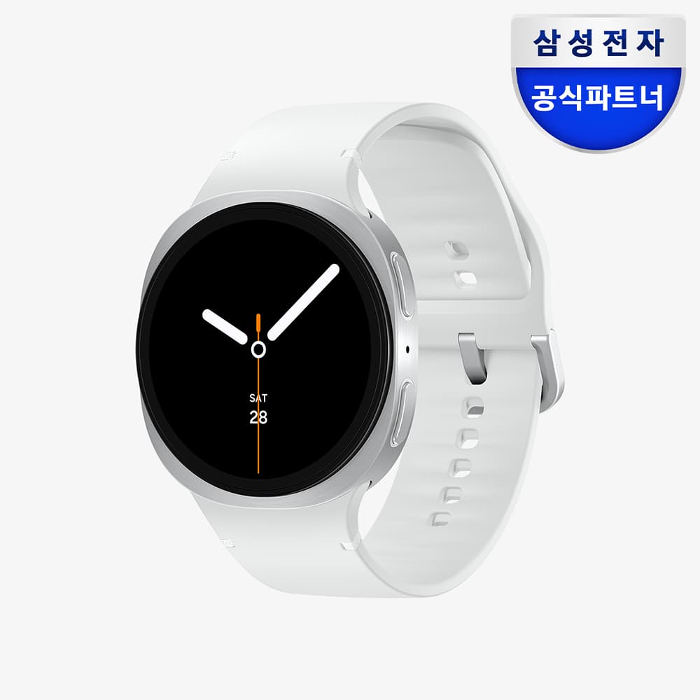 삼성공식파트너 dmac 삼성 갤럭시 워치8 강화유리 2매 패키지 실버 40mm 블루투스