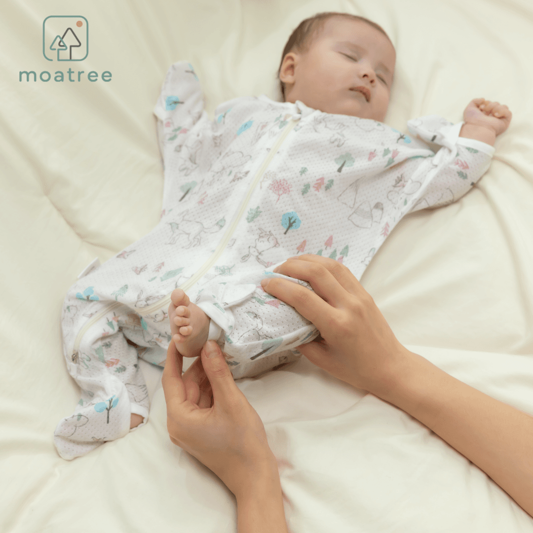 moatree 모아트리 아기슬리핑백 꿀잠슈트 수면조끼 신생아 오가닉 메쉬