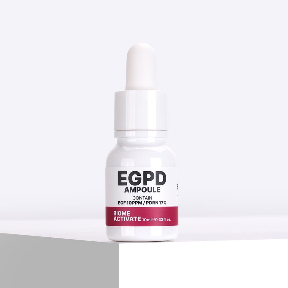 바이옴 액티베이트 EGPD 앰플 10ml 피부요철개선 도자기피부 EGF10ppm 순수 PDRN 17% 탄력케어