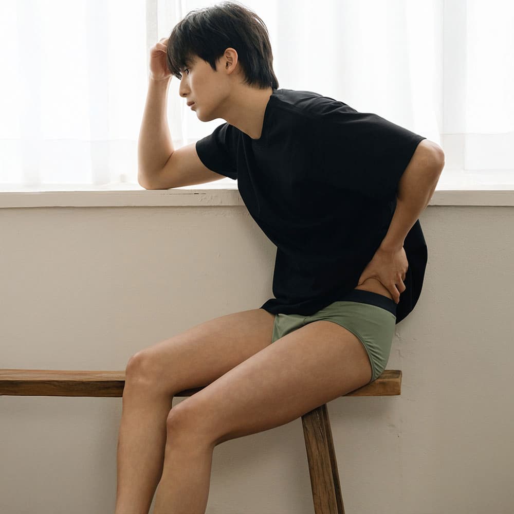 미언더 [3P][미언더] 나무팬티 남성 모달 삼각 팬티