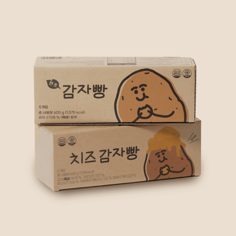 춘천감자밭 감자빵 5개입, 치즈 감자빵 5개입 세트 - 최저가 36,000원