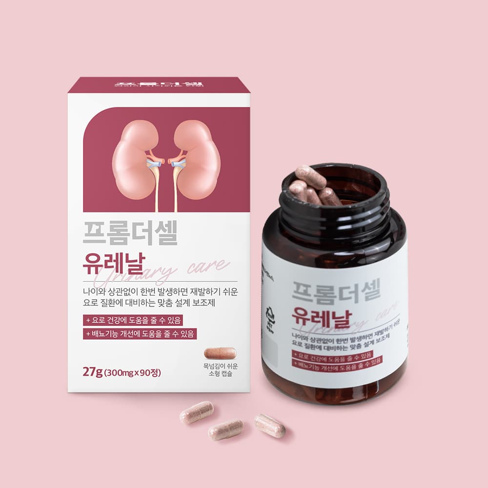 프롬더셀 프롬더셀 유레날 강아지 고양이 신장영양제 90캡슐