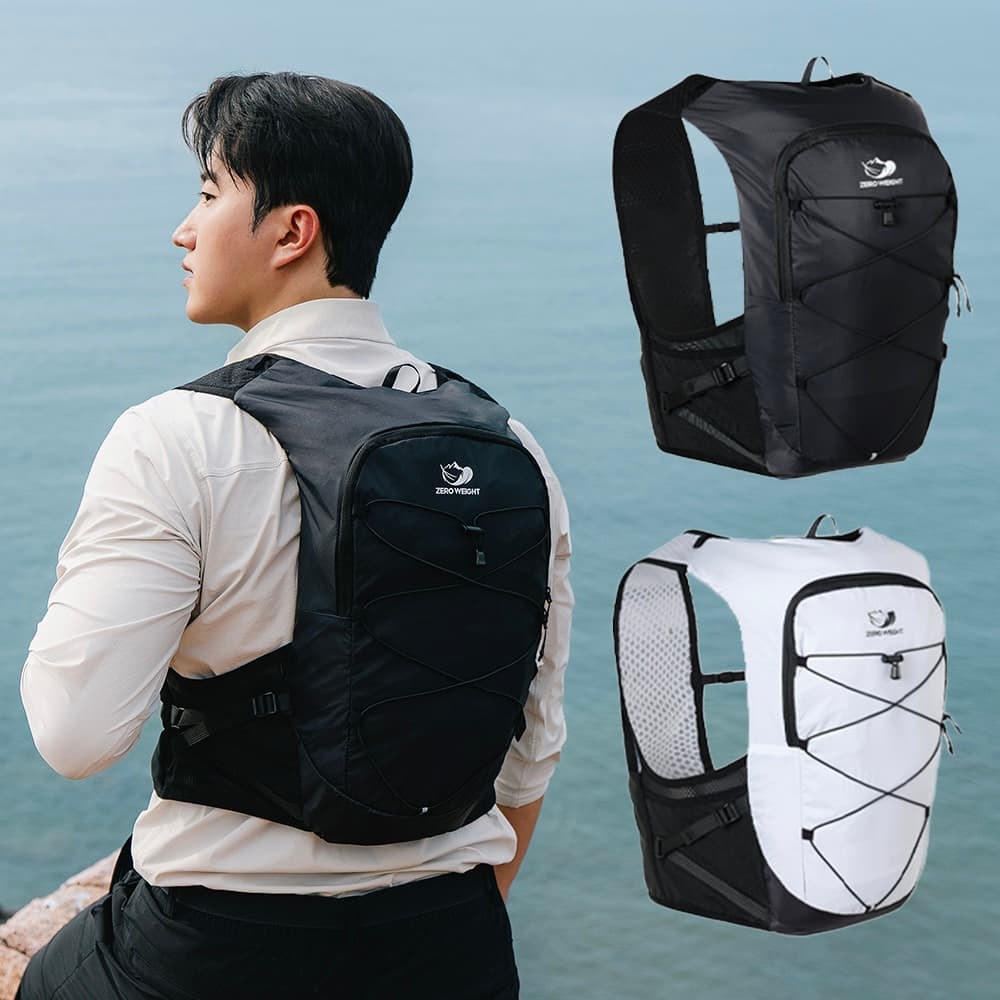제로웨이트 제로웨이트210g 경량 등산가방 10L