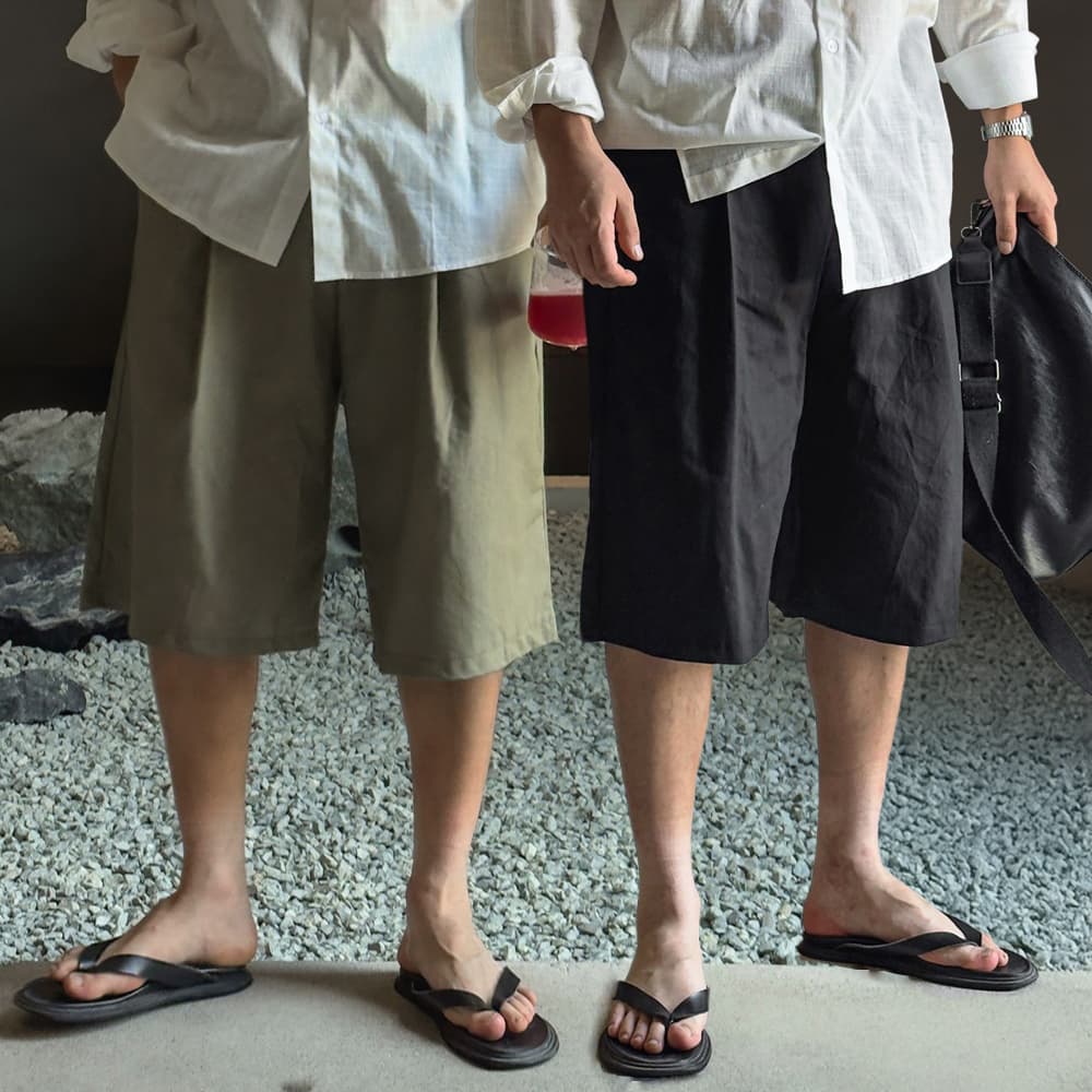 미꼬장 남자버뮤다팬츠 벌룬팬츠 6부반바지