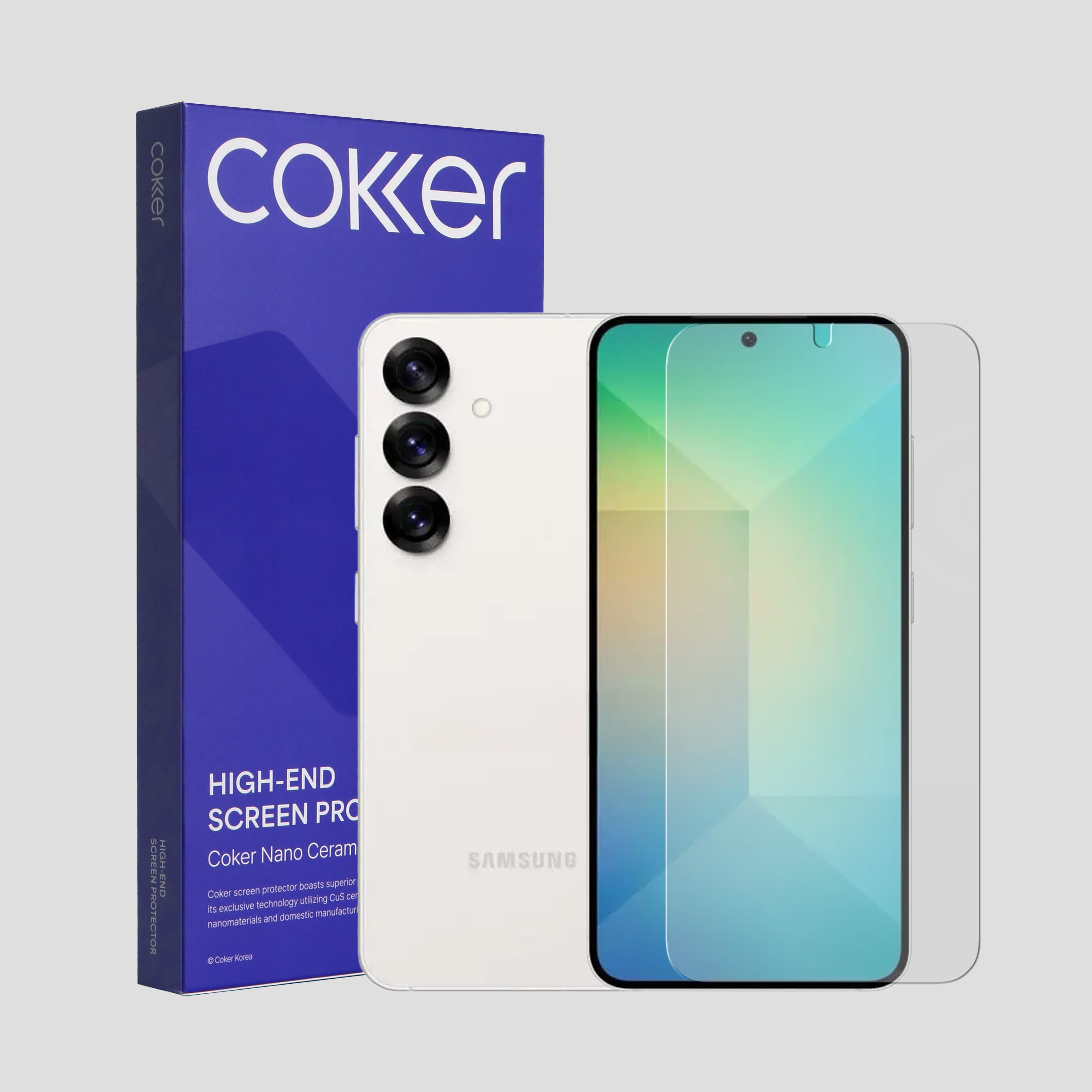 COKER 코커 종이질감 갤럭시 시리즈 액정 보호필름 갤럭시S25, 2매입