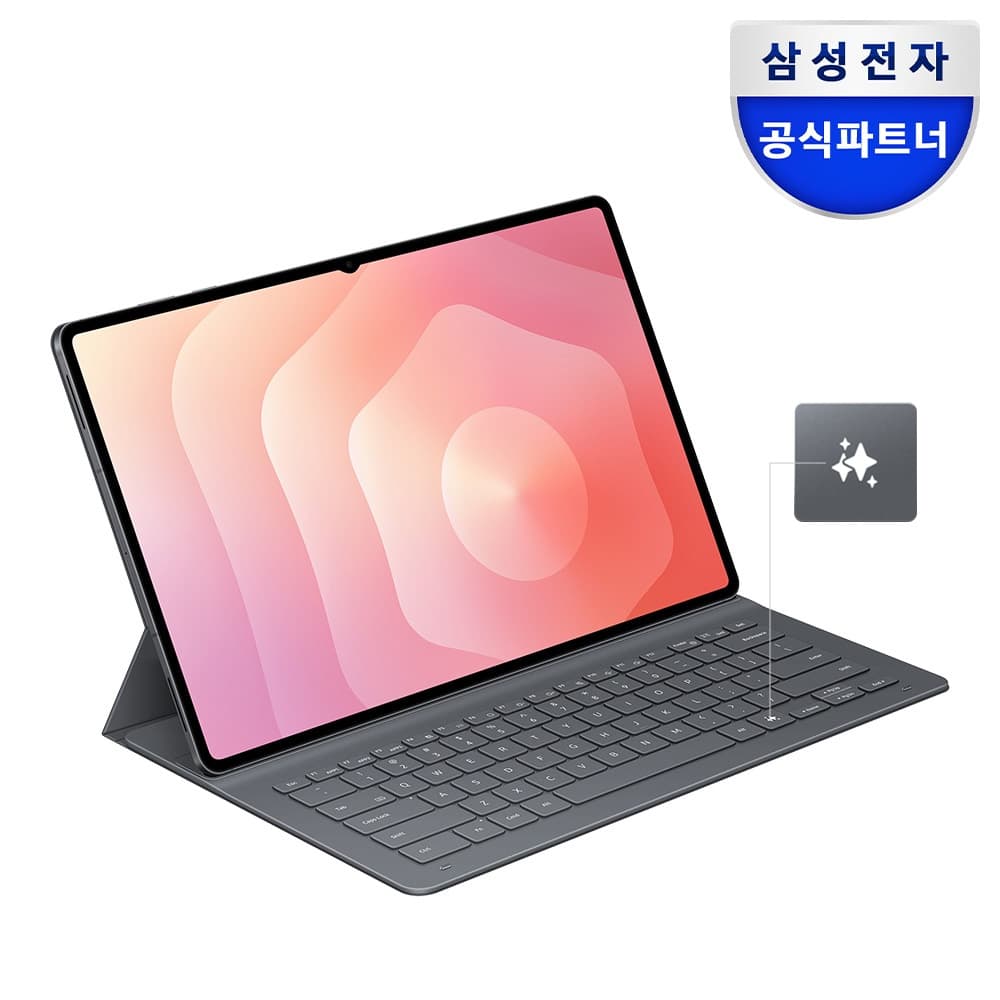 삼성공식파트너 제이유 삼성 정품 AI 슬림 키보드 북커버 케이스 블랙 갤럭시 탭 S11 울트라 - 최저가 198,000원