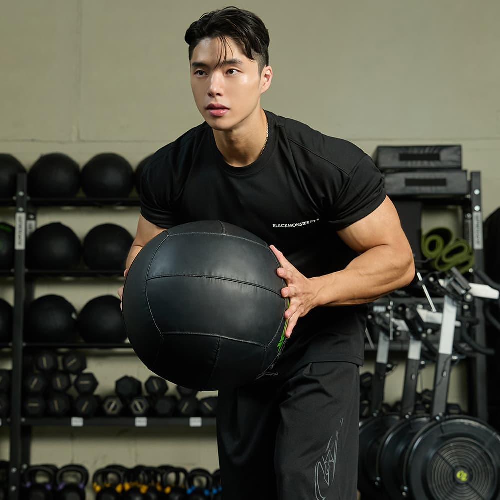 블랙몬스터핏 블랙몬스터핏 쿨에버 기능성 반팔 머슬핏 오버핏 티셔츠