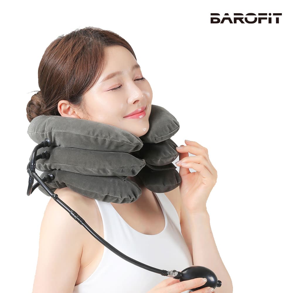 메디컬랩 의료용 경추 견인 치료기 목디스크 견인기 보호대 거북목 교정기
