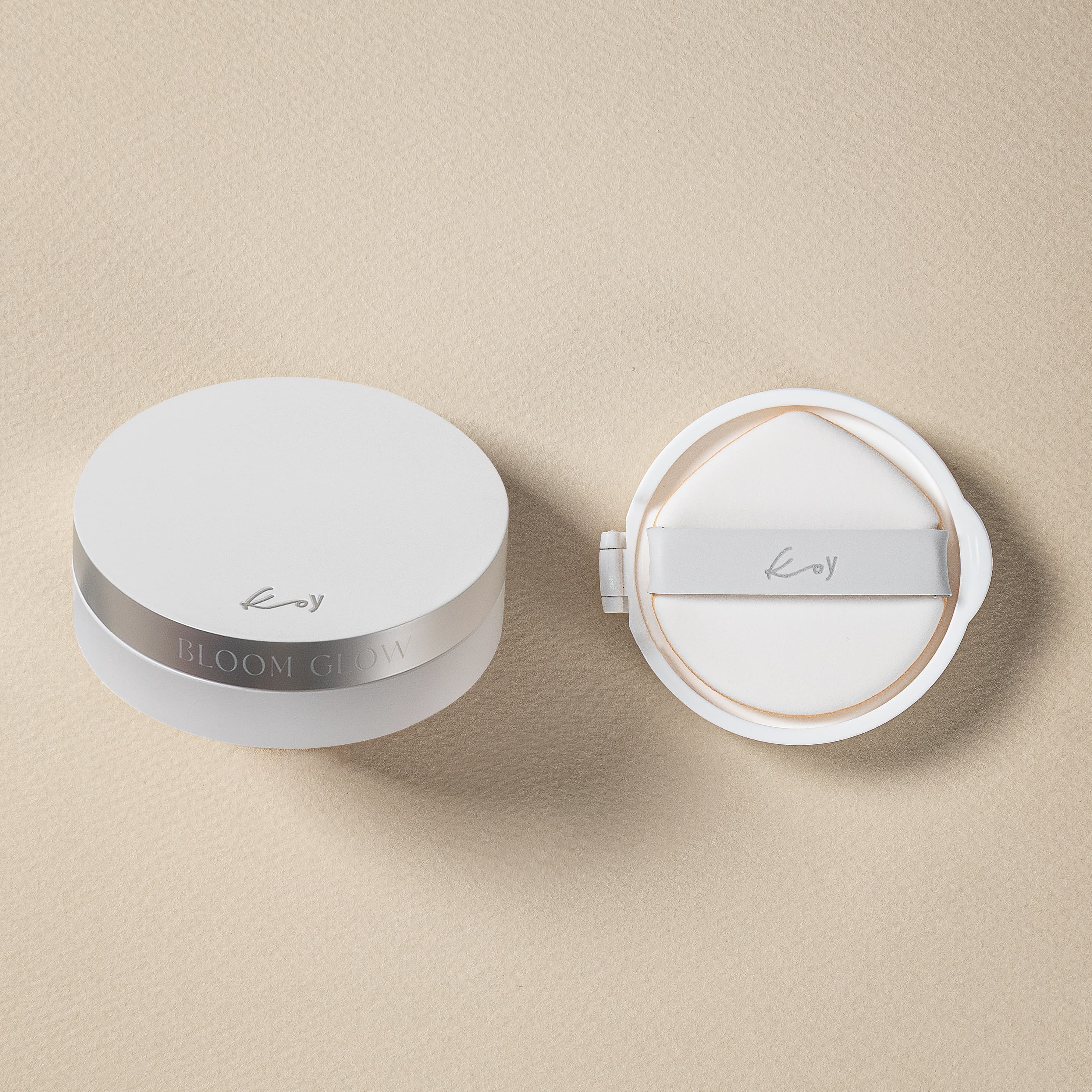 koy 코이 블룸 글로우 올데이 실키 광채 쿠션 팩트 13g SPF50+ 본품+리필