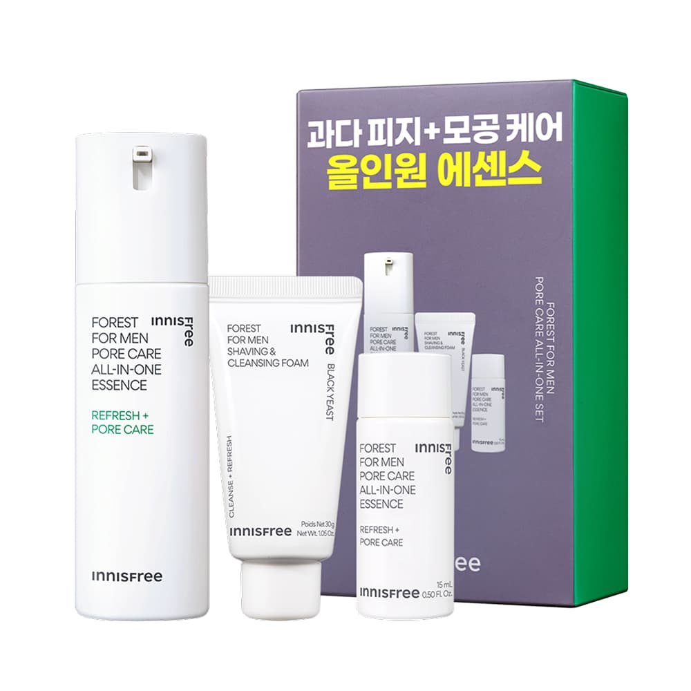 이니스프리 이니스프리 포레스트 포맨 포어 케어 올인원 에센스 100mL 기획 세트 - 최저가 20,300원