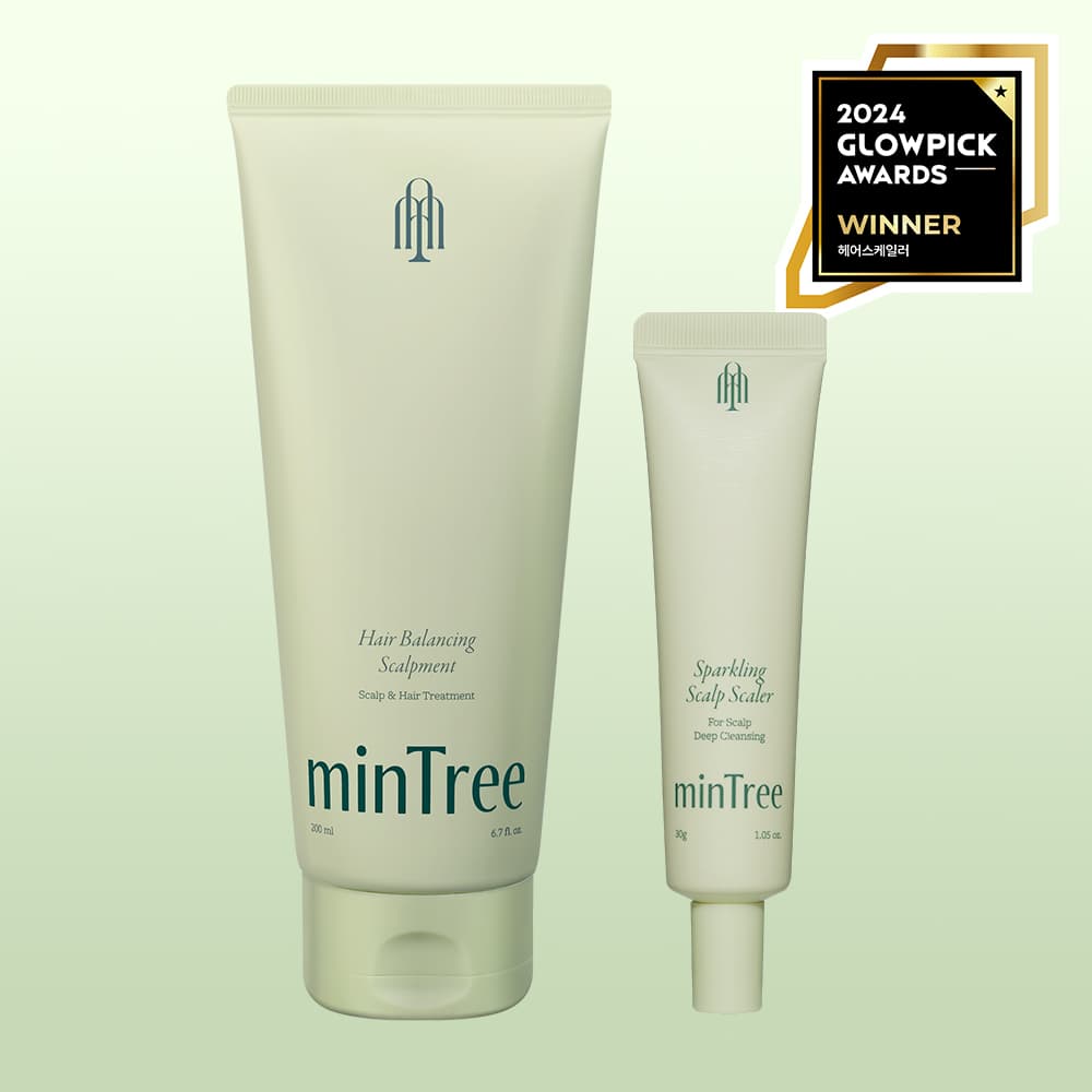민트리 MINTREE [SET] 두피 스케일러 30g 1개+스칼프먼트 1개 두피스케일링 트리트먼트