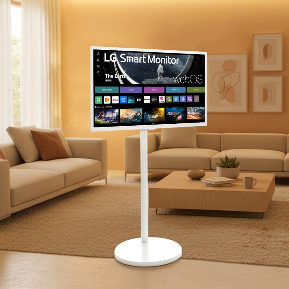 LG전자인증점 DHCNC LG 80cm(32인치) 스탠바이미 이동식 스마트TV 모니터 스탠드 세트