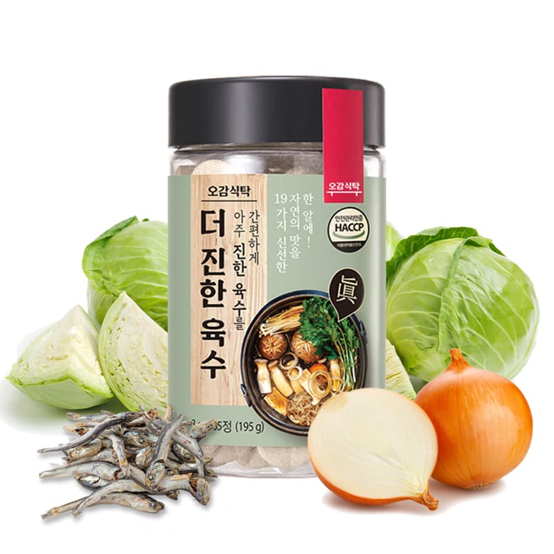 쇼핑의완성 오감식탁 더진한육수 65정 코인 육수 명장 조미료