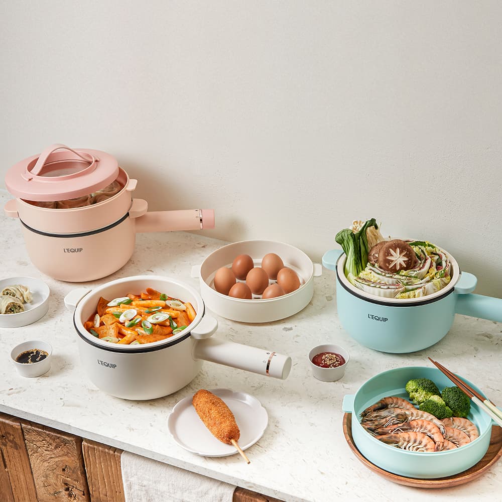 리큅 공식몰 리큅 멀티쿠커 라면포트 LEP-P20 내솥분리세척 찜기 2L - 최저가 63,900원