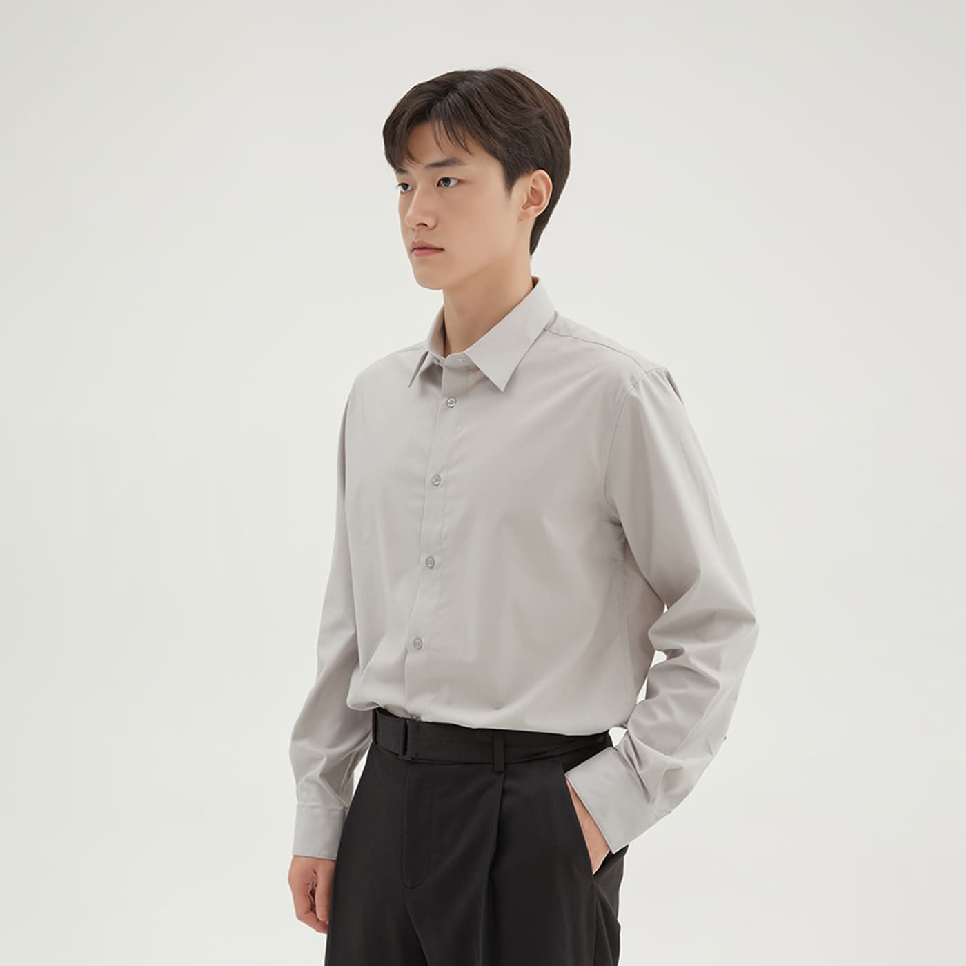 스파오 스토어 스파오 레귤러핏 드레스 셔츠 SPDRGA9M01