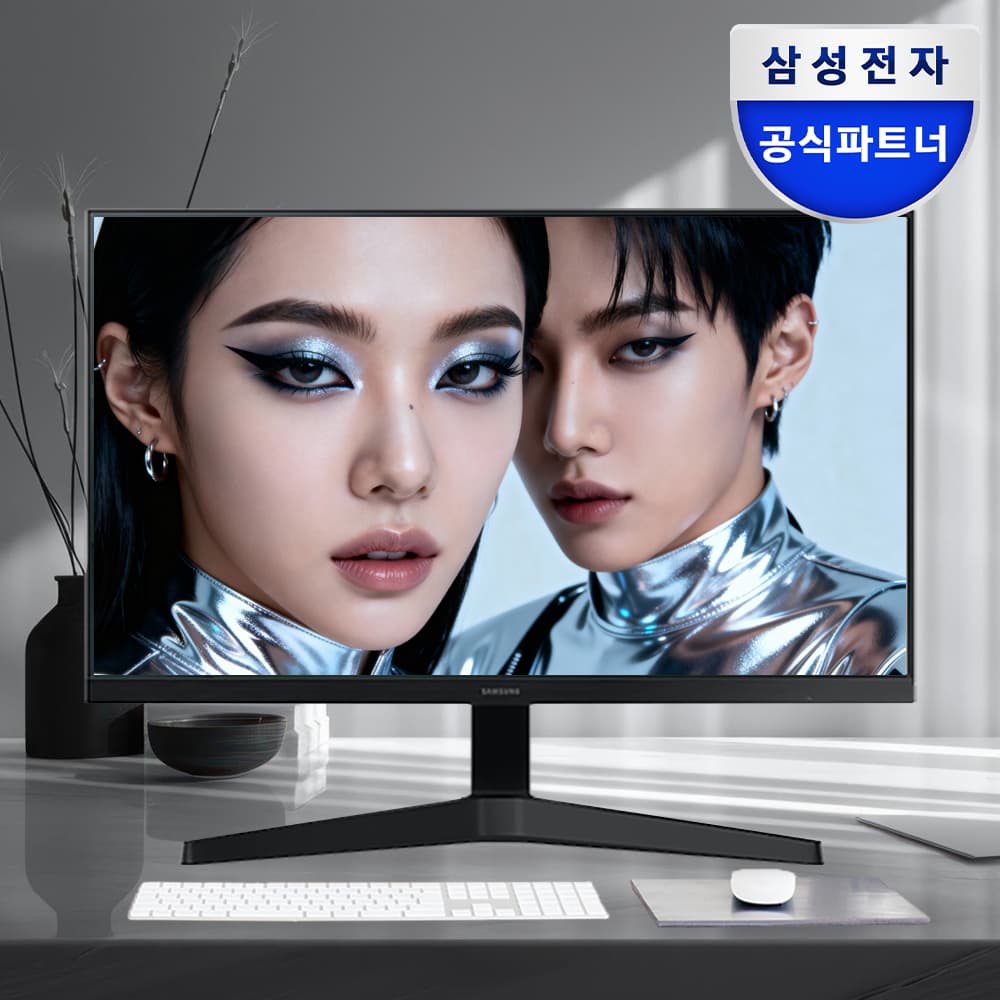 삼성공식파트너 동명에스앤디 삼성전자 60.4cm(24인치) 100Hz VA 컴퓨터 모니터