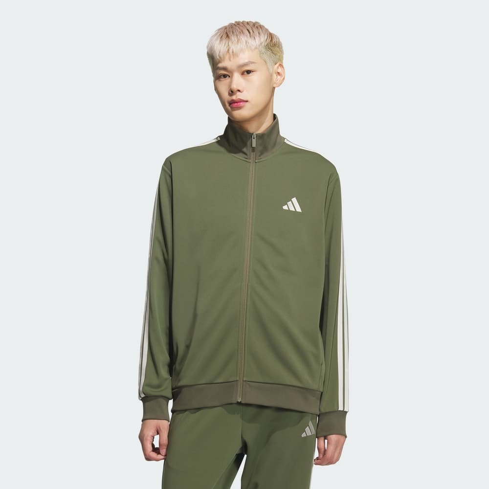 아디다스공식온라인스토어 아디다스 3 STRIPES REGULAR FIT DOUBLE KNIT 트랙탑 KR6433