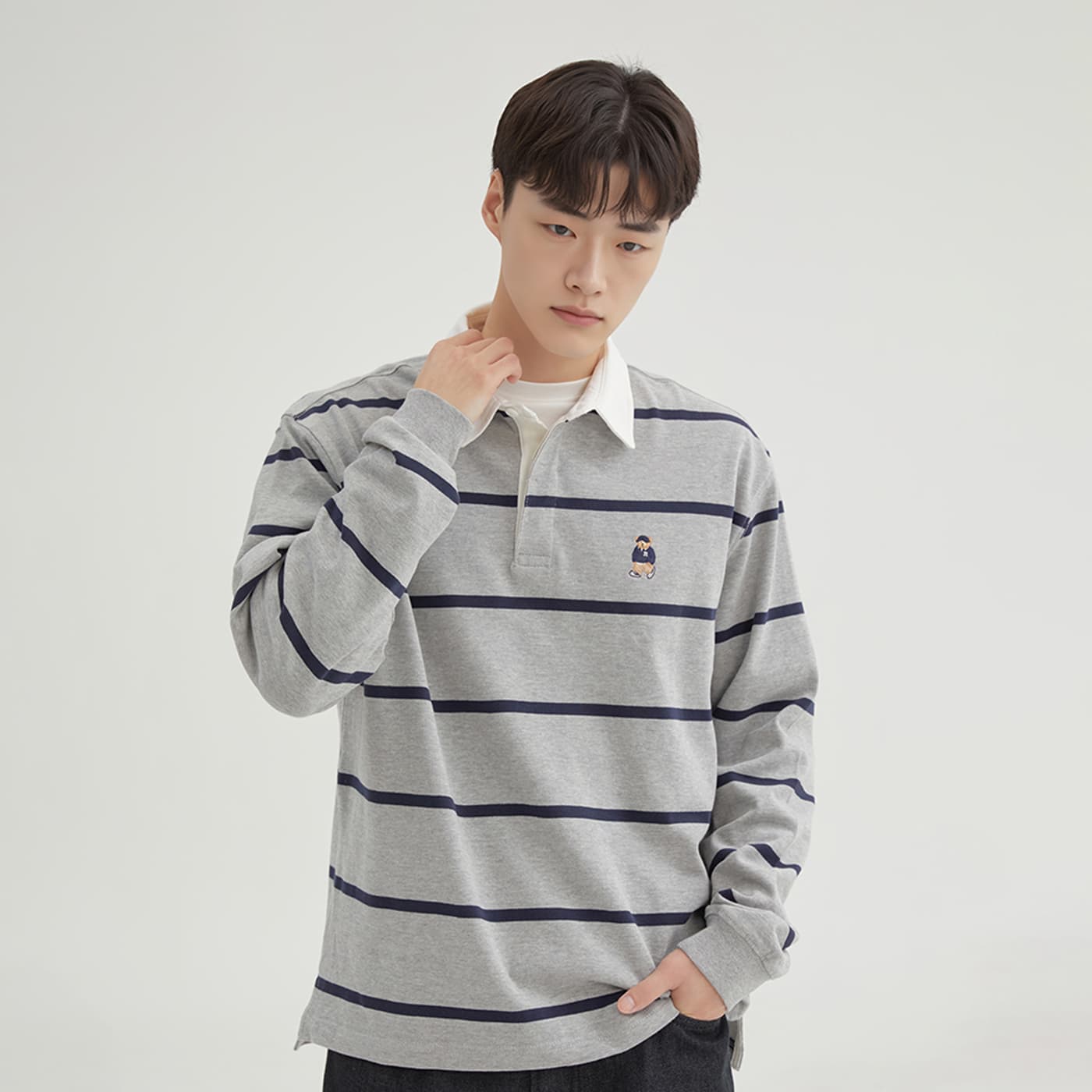 스파오 스토어 스파오 우디 럭비 긴팔티 SPLWG12C50 - 최저가 25,900원