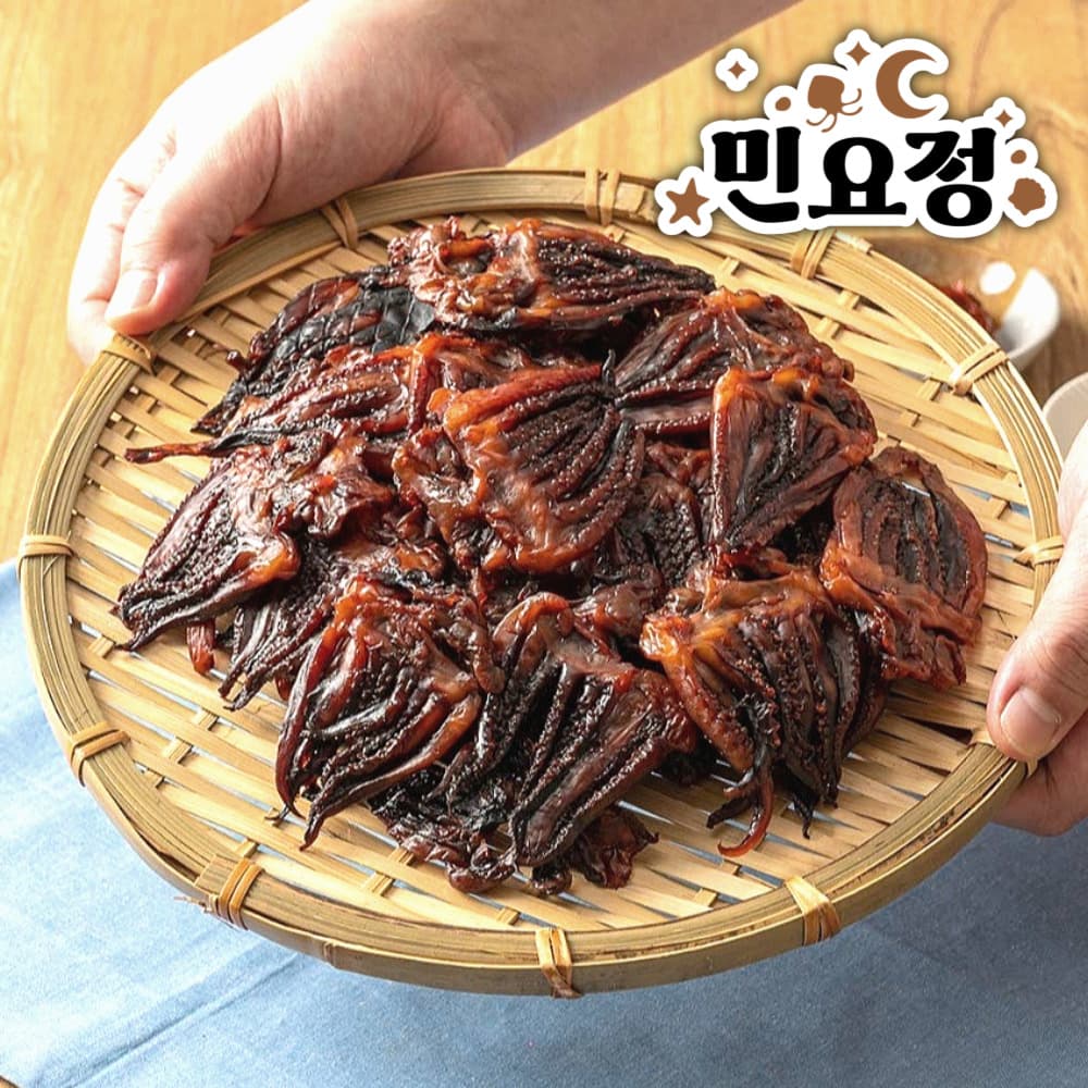 민요정 까망 납짝 숏다리 오다리 오징어 다리 맥주안주 300g - 최저가 10,900원