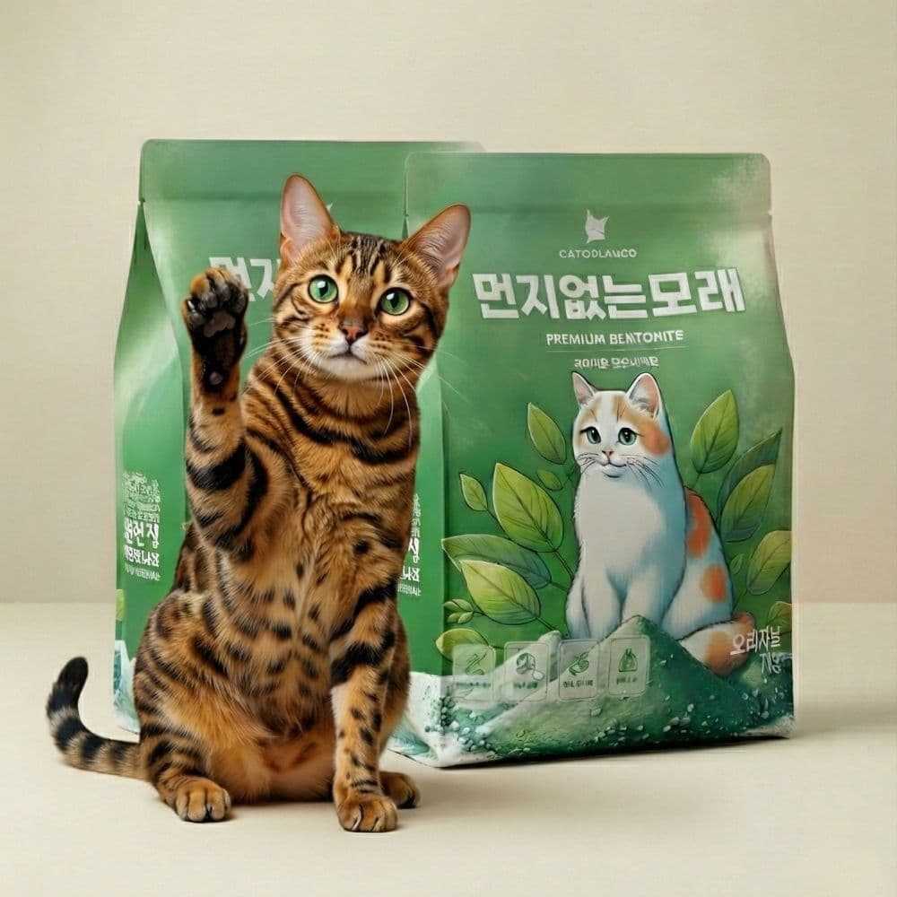 가또블랑코 오리지날 벤토나이트 고양이모래 14kg