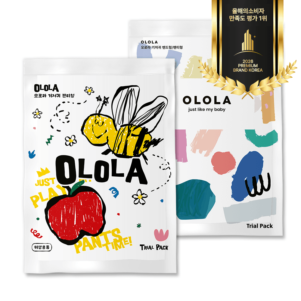 OLOLA 오로라 아기 낮밤기저귀 샘플 밴드형/팬티형 체험팩 (2매입) - 최저가 5,900원