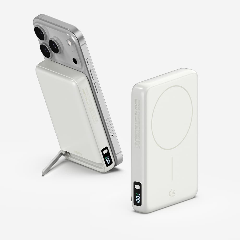 아트뮤 Qi2 25W 맥세이프 초고속 무선 보조배터리 QB610 10000mAh 화이트 - 최저가 59,700원