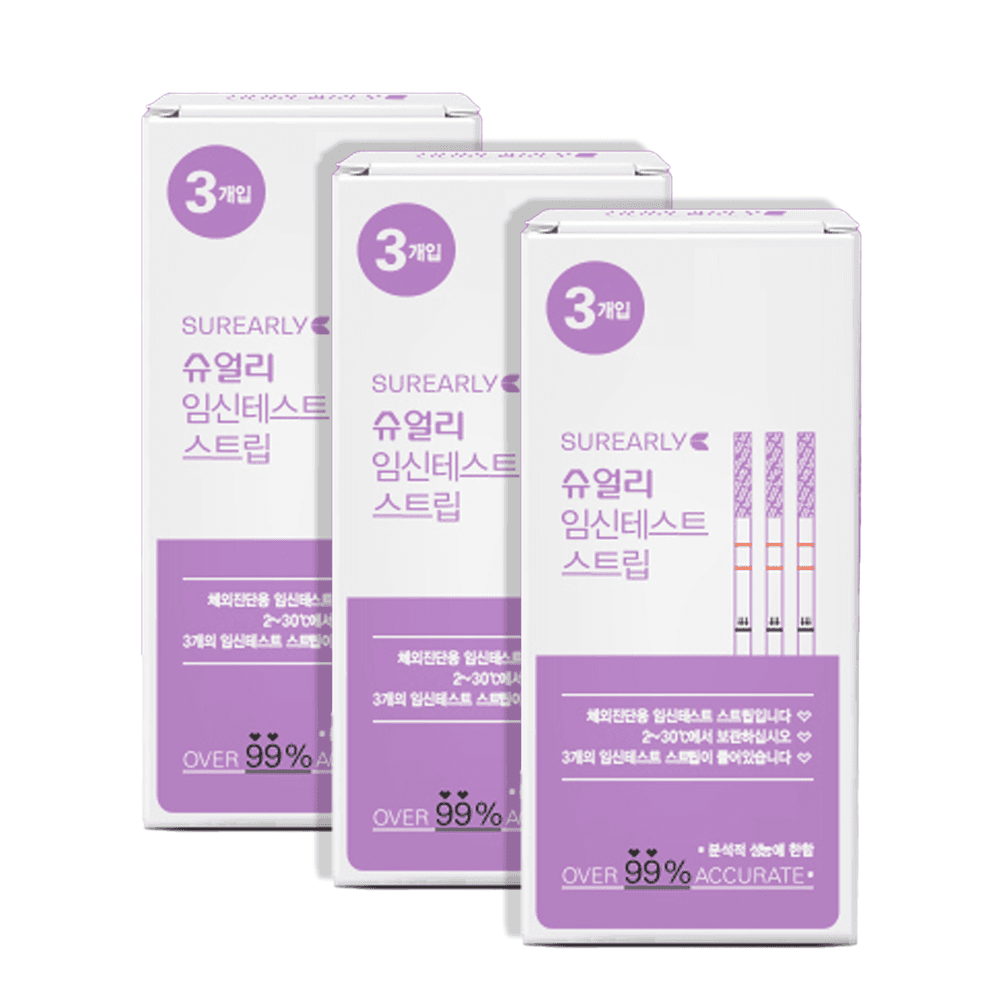 슈얼리 본사 쇼핑몰 슈얼리 임신테스트기 스트립 9회분