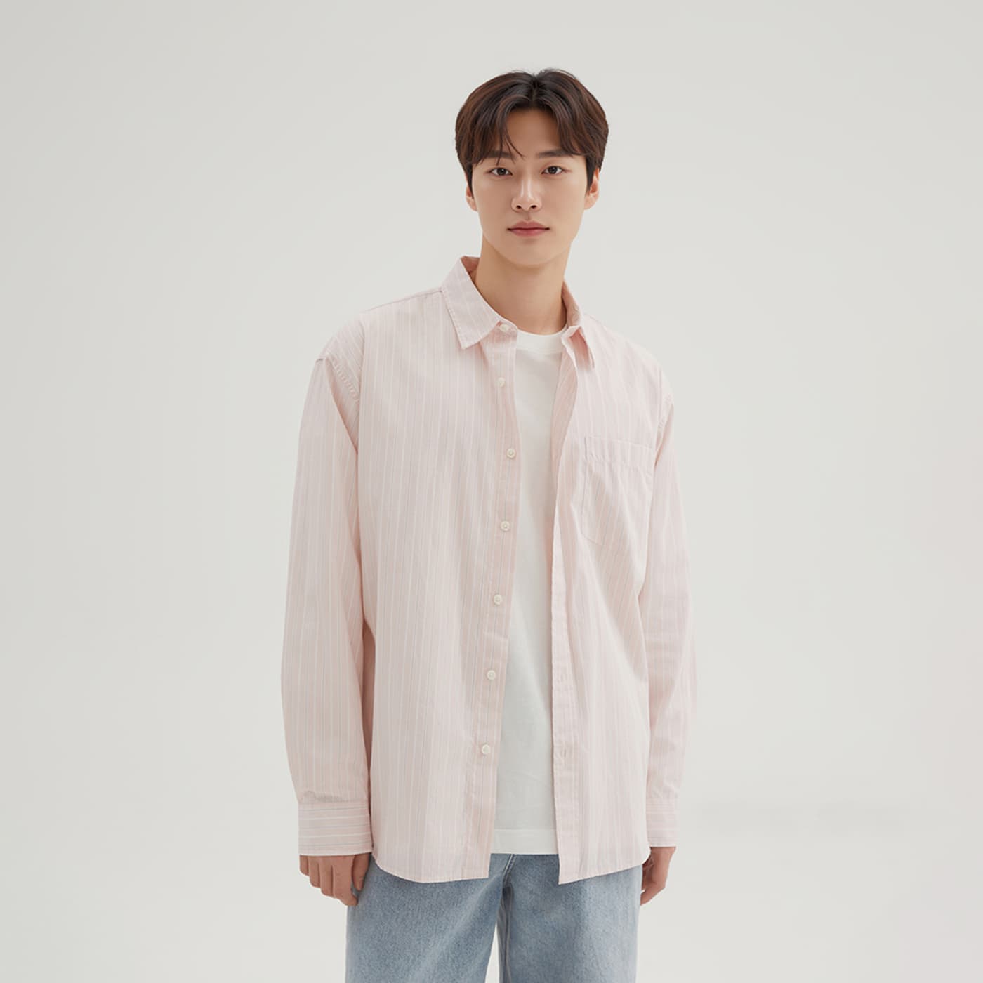 스파오 스토어 스파오 릴랙스핏 셔츠 SPYWG23C01