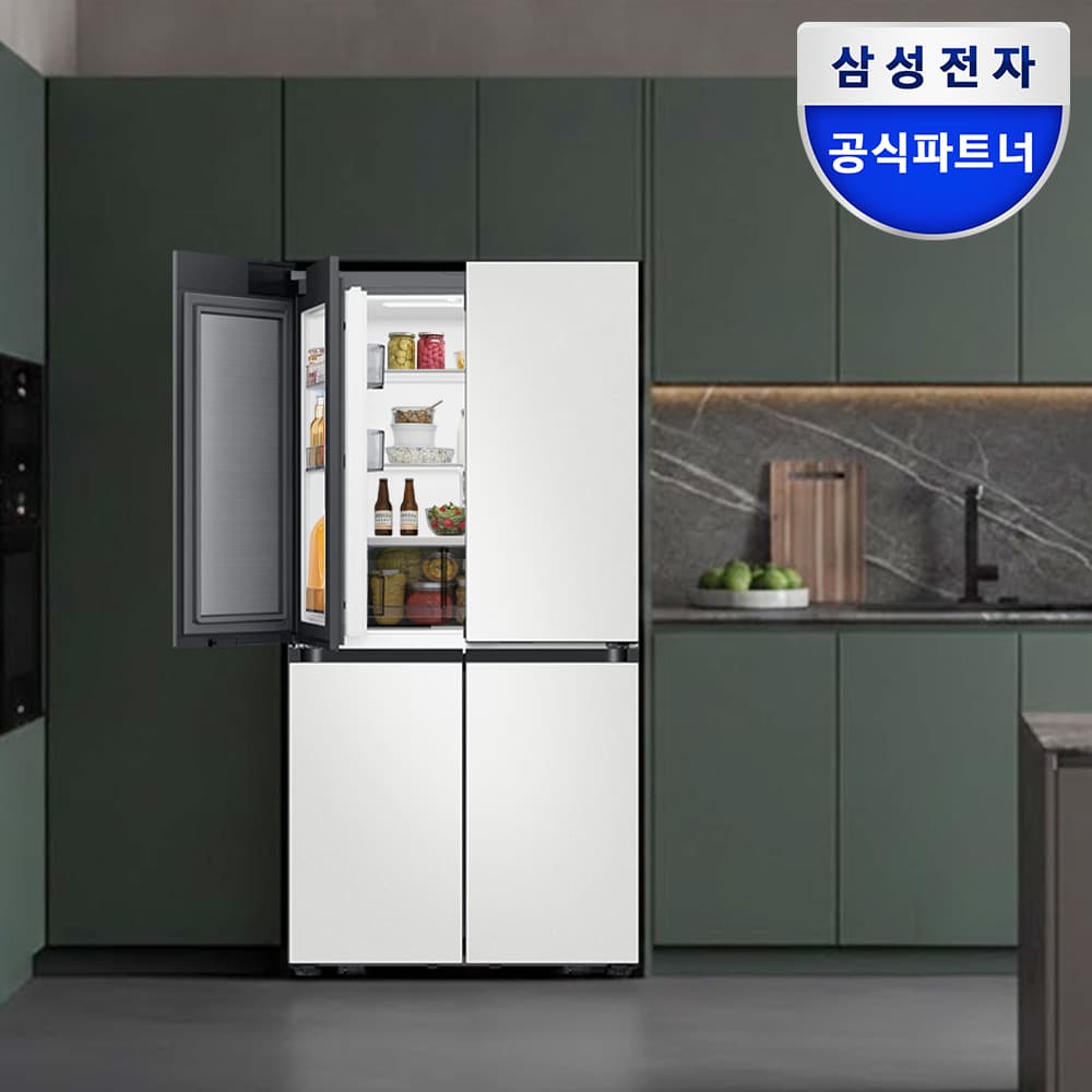 삼성공식파트너 평강프라자 삼성 비스포크 Ai 냉장고 키친핏 Max 4도어 636L RM70F63M2A 푸드쇼케이스 - 최저가 2,690,000원