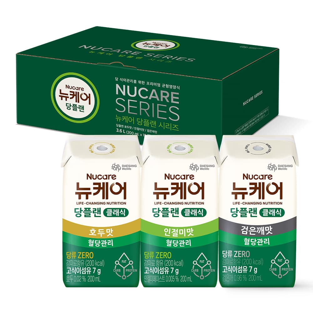 대상웰라이프 본사쇼핑몰 뉴케어 당플랜시리즈 3종 균형영양식 200ml 18개 - 최저가 36,900원
