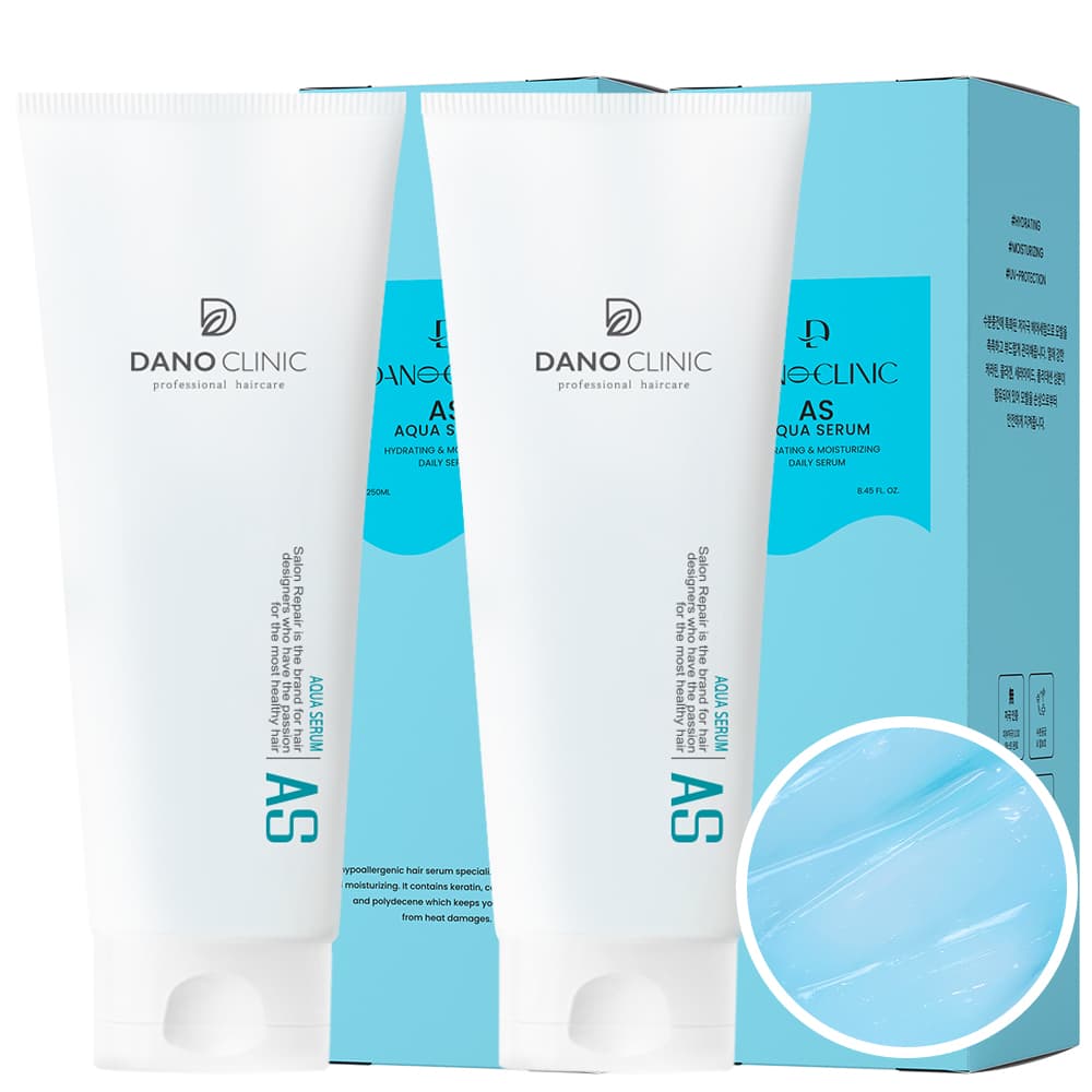 다노클리닉 다노클리닉 AS 아쿠아세럼 저자극 수분 헤어에센스 아카시아향 250ml 2개