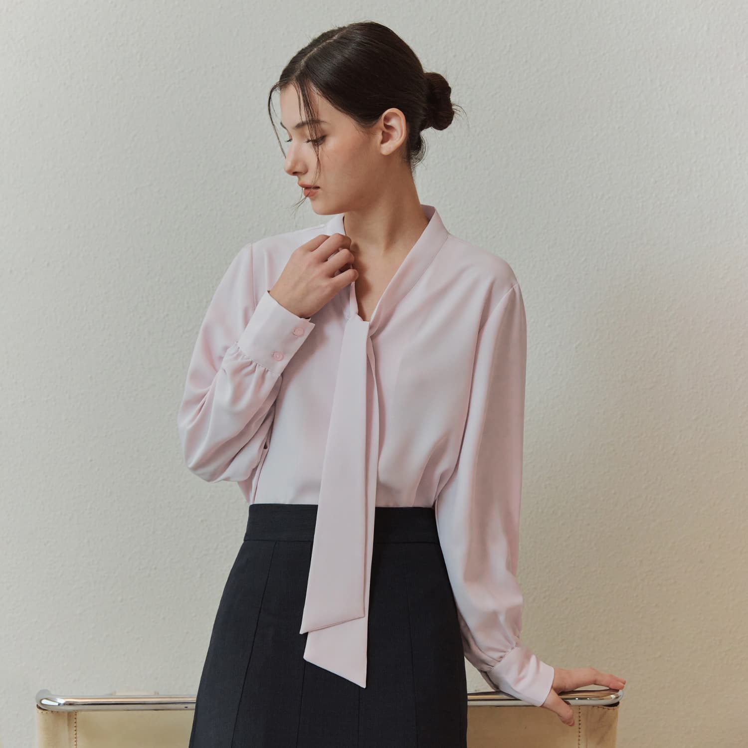 제로스트릿 [제로스트릿] 타이 블라우스 TIE BLOUSE 10컬러 - 최저가 36,000원