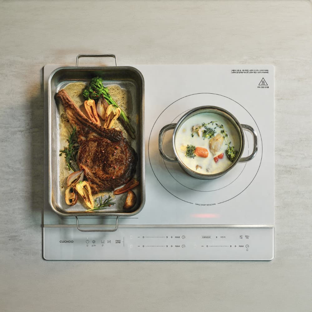 쿠쿠전자 쿠쿠 AI 트리플 프리존 인덕션 CIR-JS301FW