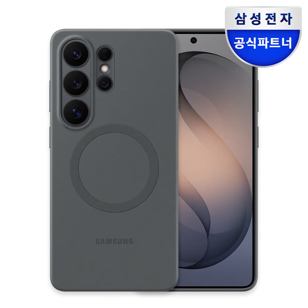 삼성공식파트너 dmac 삼성 맥세이프 실리콘 마그넷 케이스 블랙 갤럭시S26 울트라