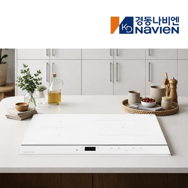 SK매직공식몰 나비엔매직 1등급 3구 인덕션 슈퍼플렉스존 전기레인지 ERI 3483 빌트인 화이트 스노우