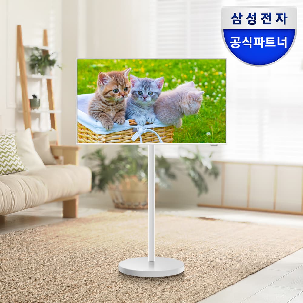 삼성전자공식파트너 큐소닉 삼성 삼탠바이미 M7 107.9cm(43인치) M70F 스마트TV 스탠드 패키지 4K UHD