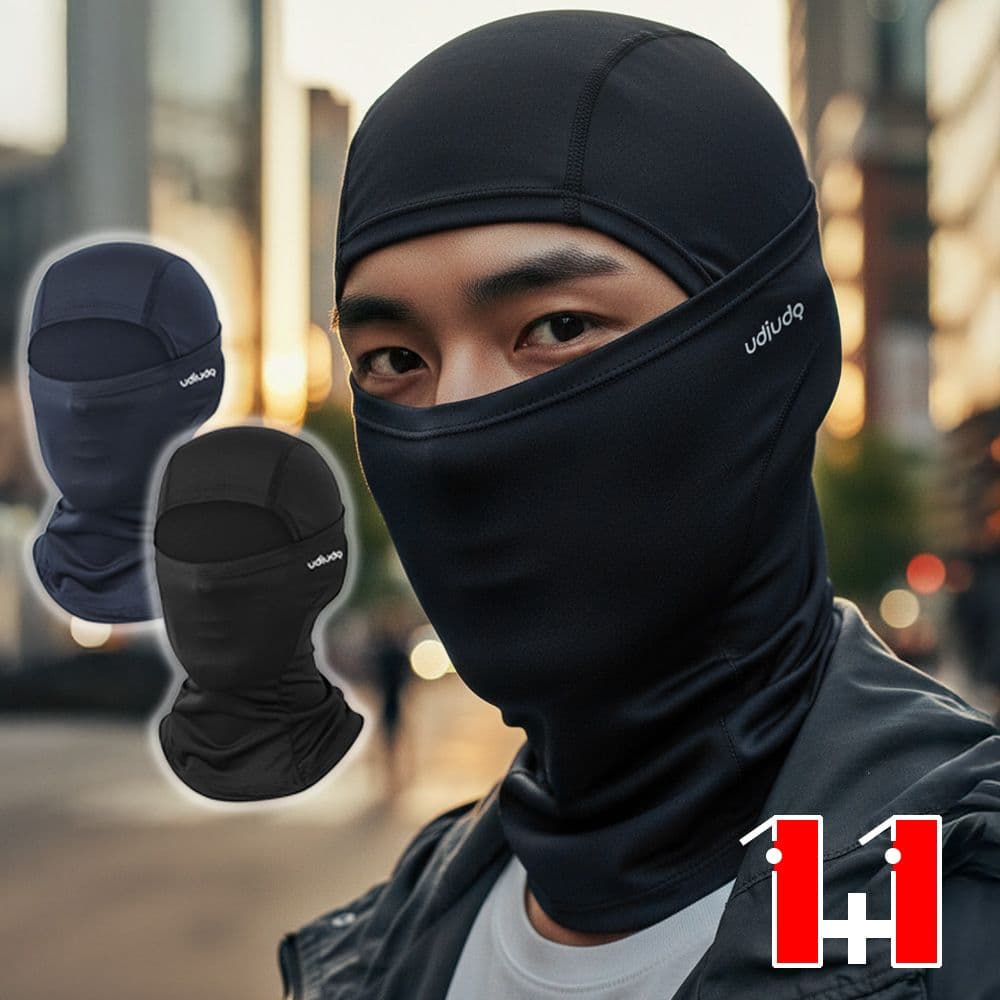 우디 우디 우디우디 쿨 바라클라바 오토바이 여름 남성 넥워머 냉감