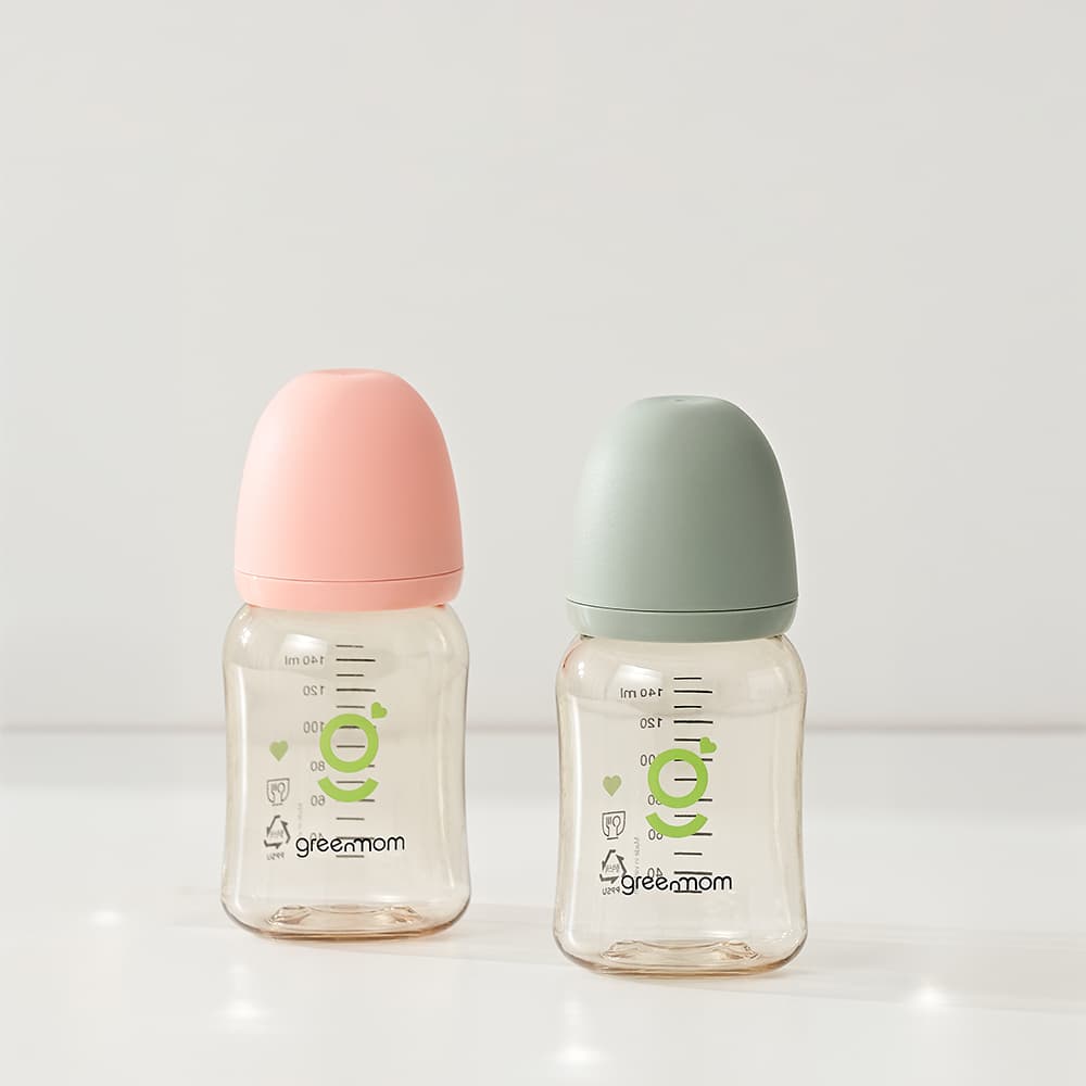 그린맘샵 그린맘 베이직 PPSU 슬림형 150ml 노꼭지 젖병