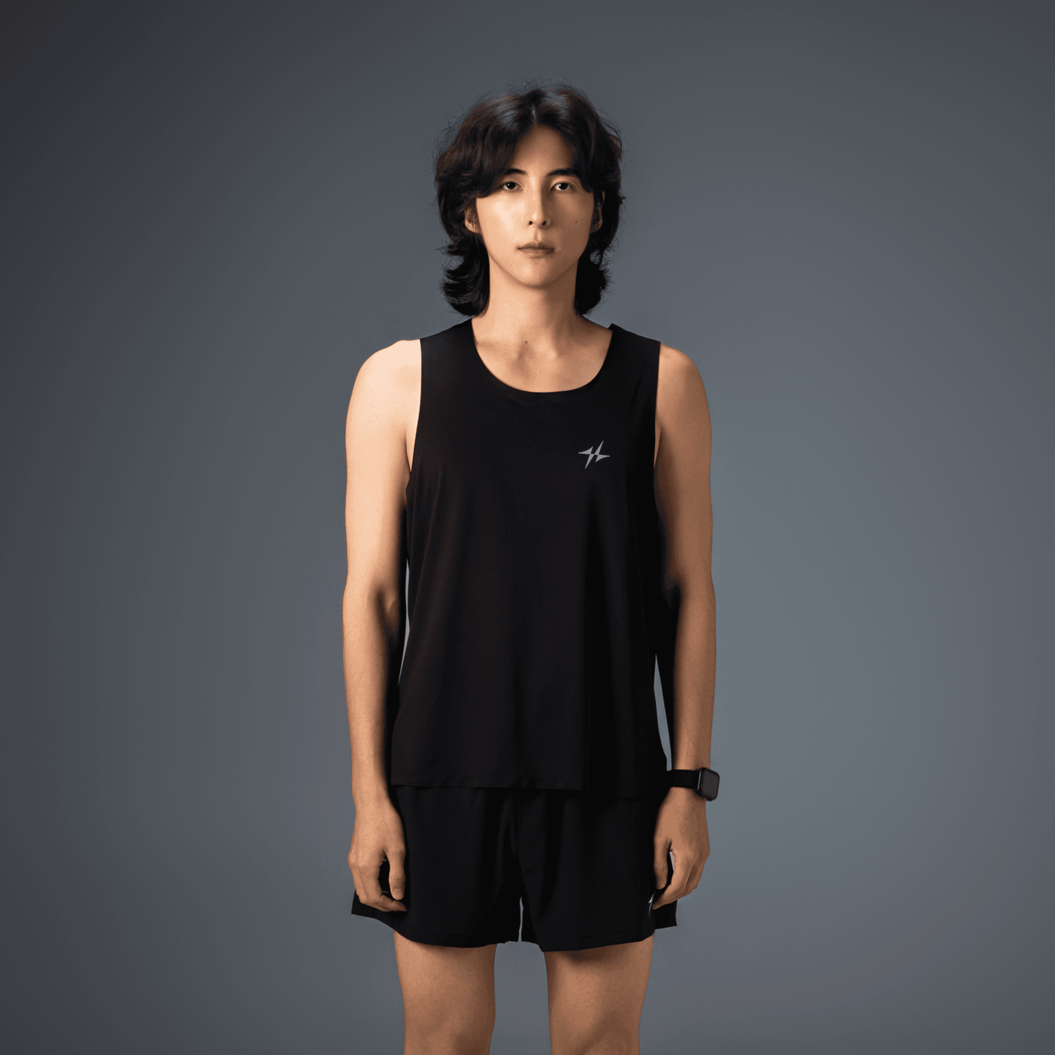 러닝라이프 러닝라이프 마이크로메쉬 운동나시 마라톤싱글렛