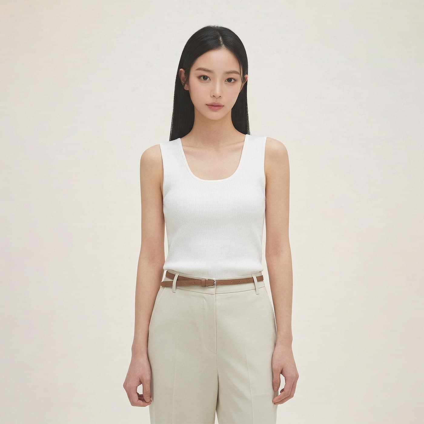 roem 로엠 올데이 스퀘어넥 나시 스웨터 RMKAG24R01 - 최저가 26,910원