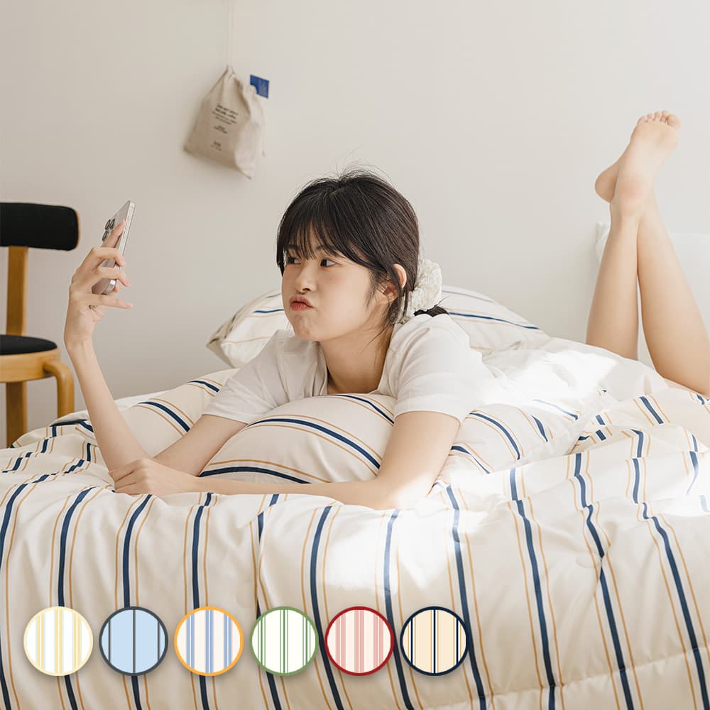 바자르 바자르 이불 썸머빌리지 먼지없는 냉감 양면 여름 차렵이불 SS