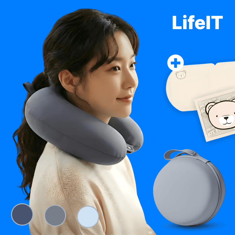 LifeIT라이프잇 라이프잇 기내용 목베개 메모리폼 휴대용 목쿠션