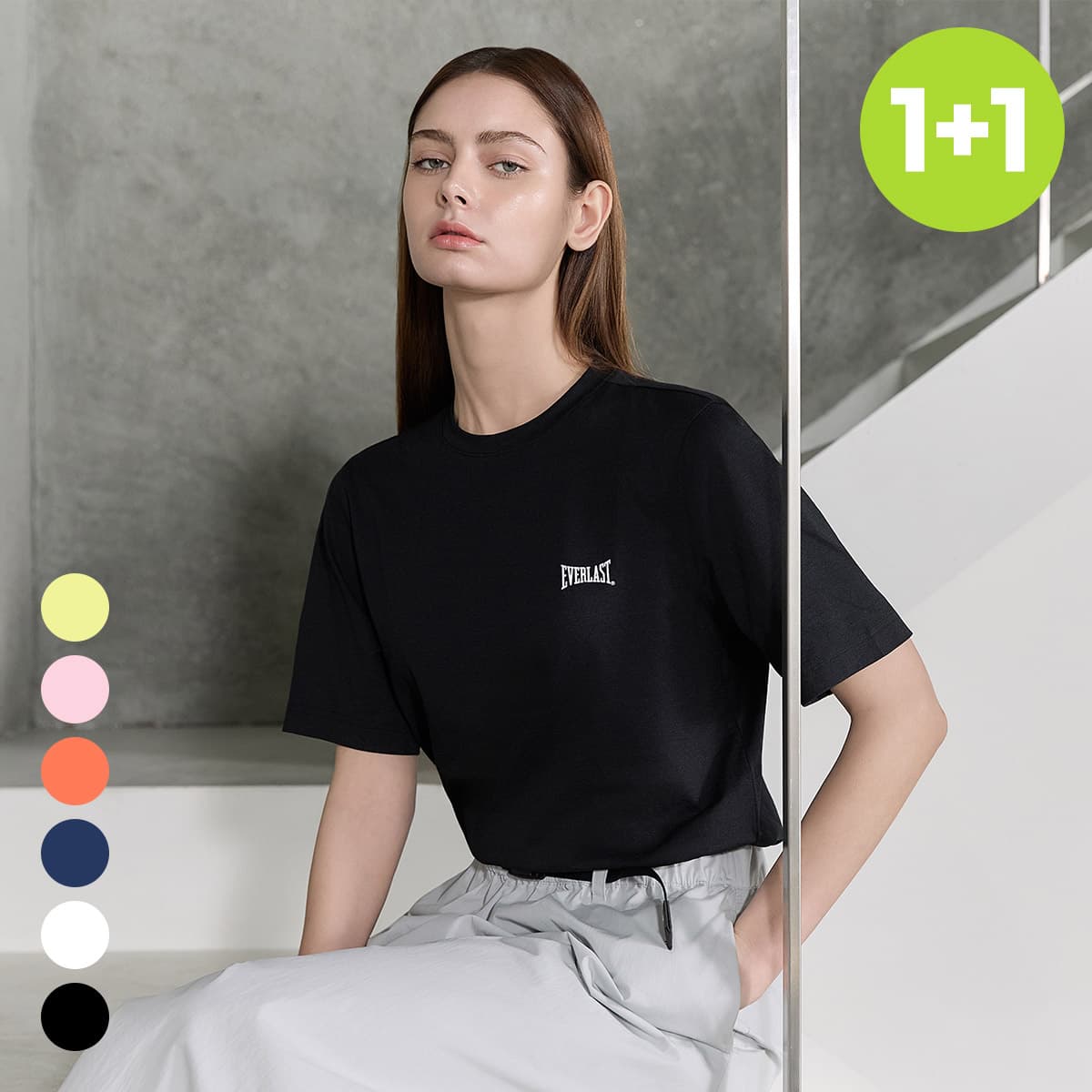 EVERLAST Korea 에버라스트 소로나 여성 반팔티
