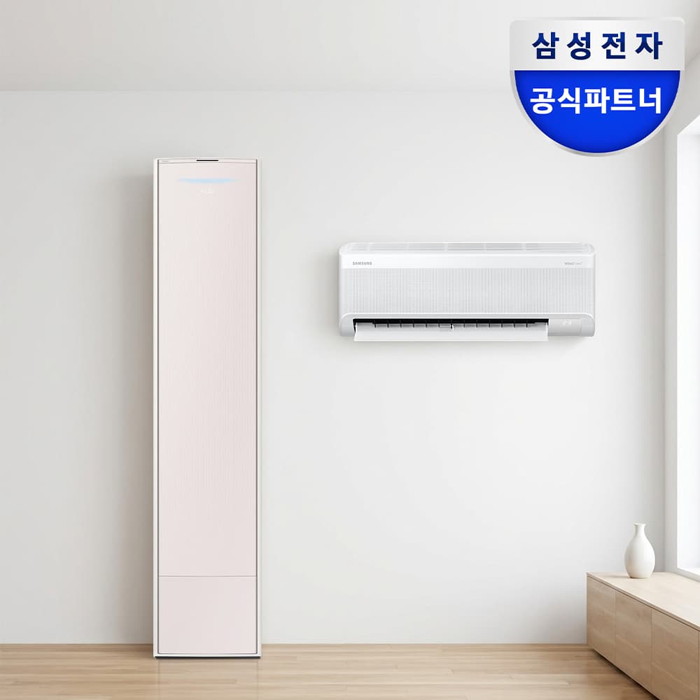 삼성공식파트너 우주 삼성 AI 무풍콤보 갤러리 멀티형 에어컨 AF80F17D21CRS