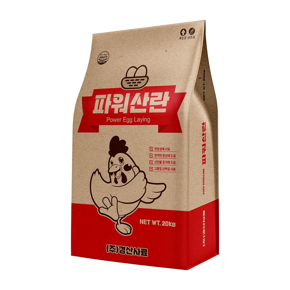 파워도그 닭사료 닭모이 파워 산란사료 20kg 산란계