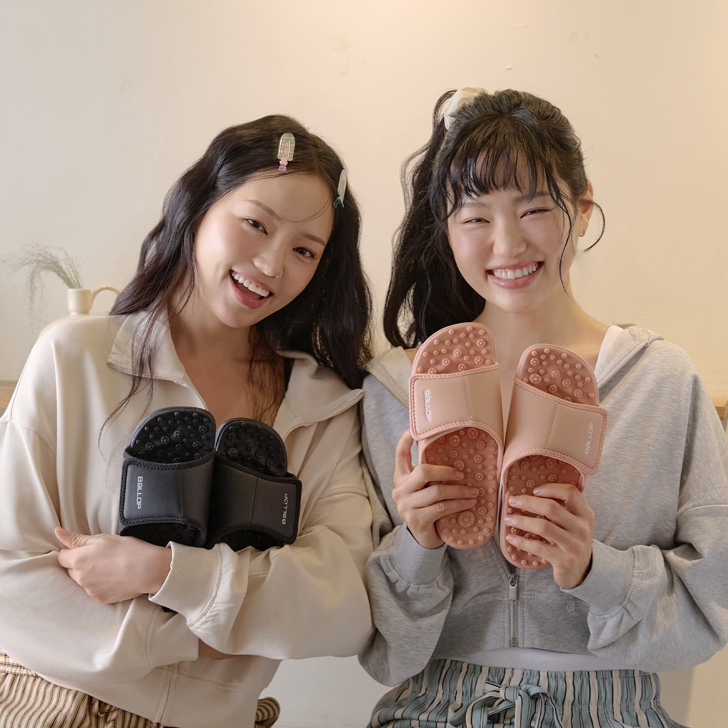 BALLOP 밸롭 밸롭 칼로링 지압슬리퍼 발 아치 실내화