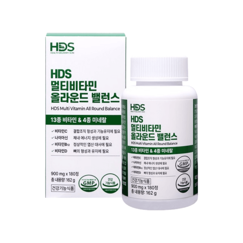 건강을전하는아들래미 에이치디에스 멀티비타민 미네랄 올인원 종합 영양제 180정 - 최저가 24,900원