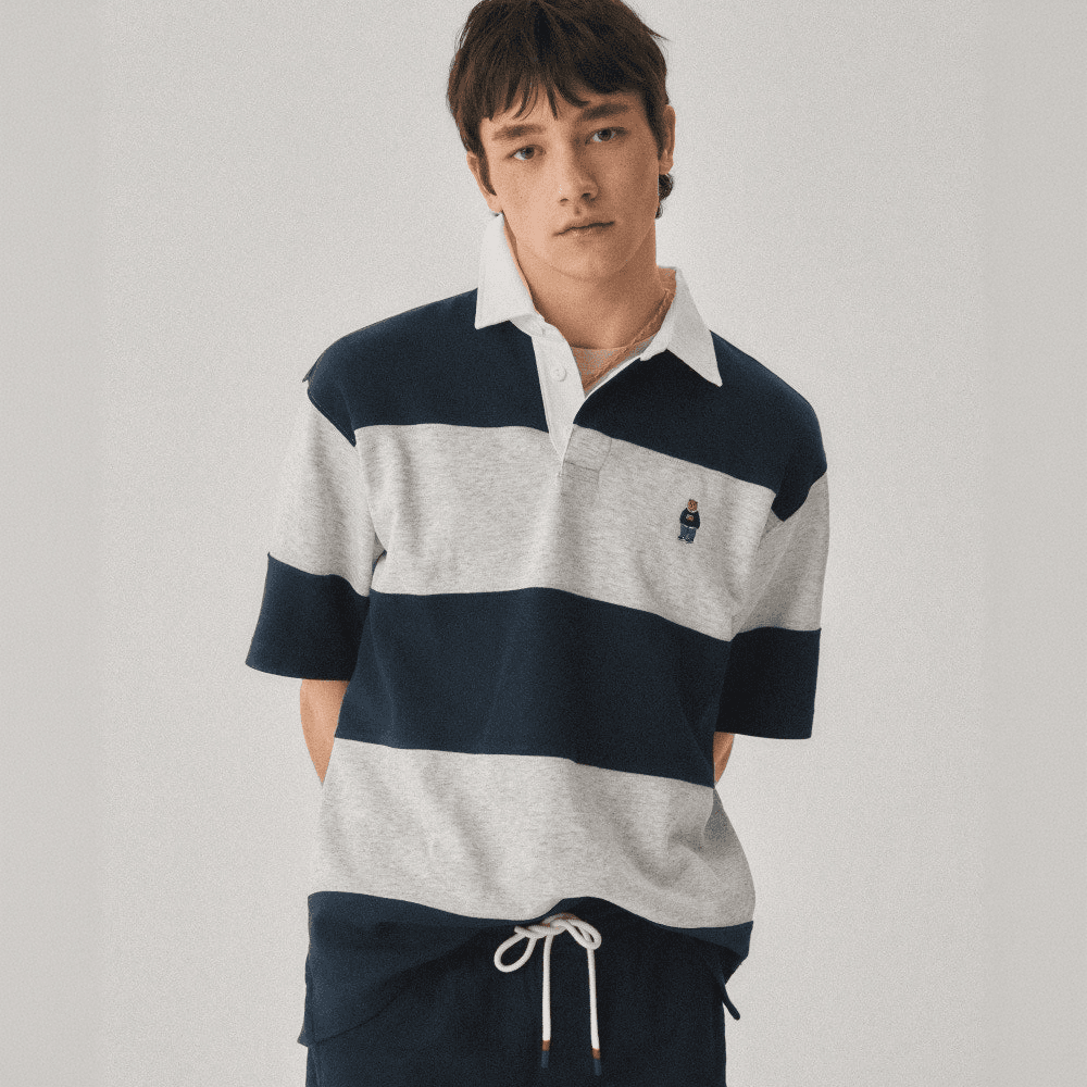 WHO.A.U 스토어 [N배송][후아유] 스티브 컬러 블럭 반팔 카라티(공용) / WHHAG2421U - 최저가 44,910원